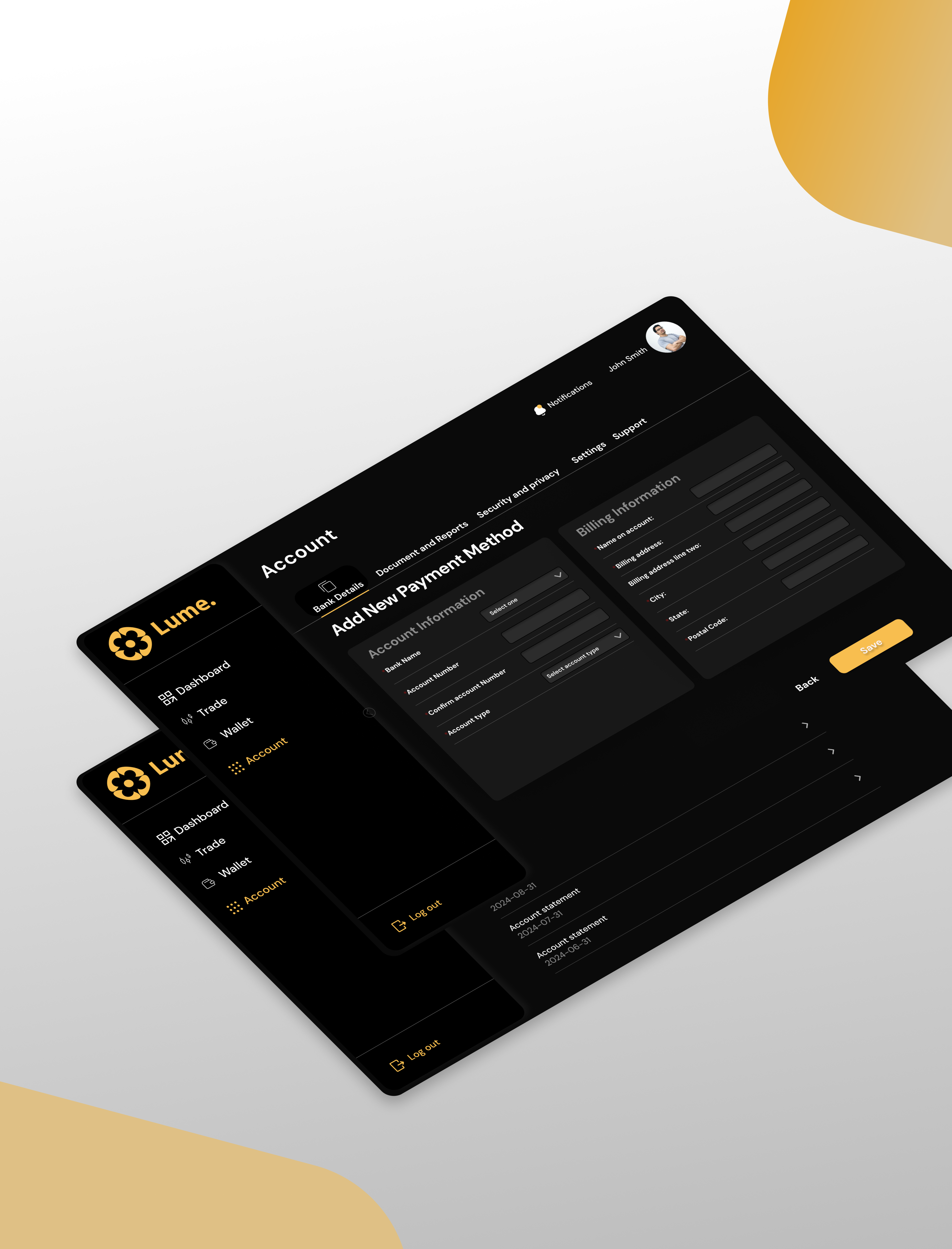 Lume home screen